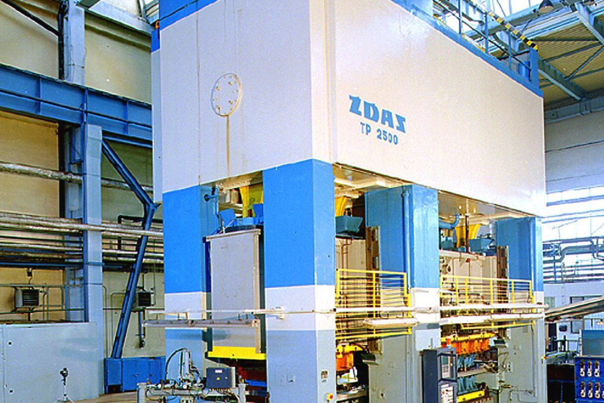 Heavy forging press hall in the partner network