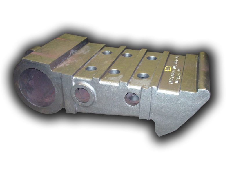 Heavy cast and machined mining component