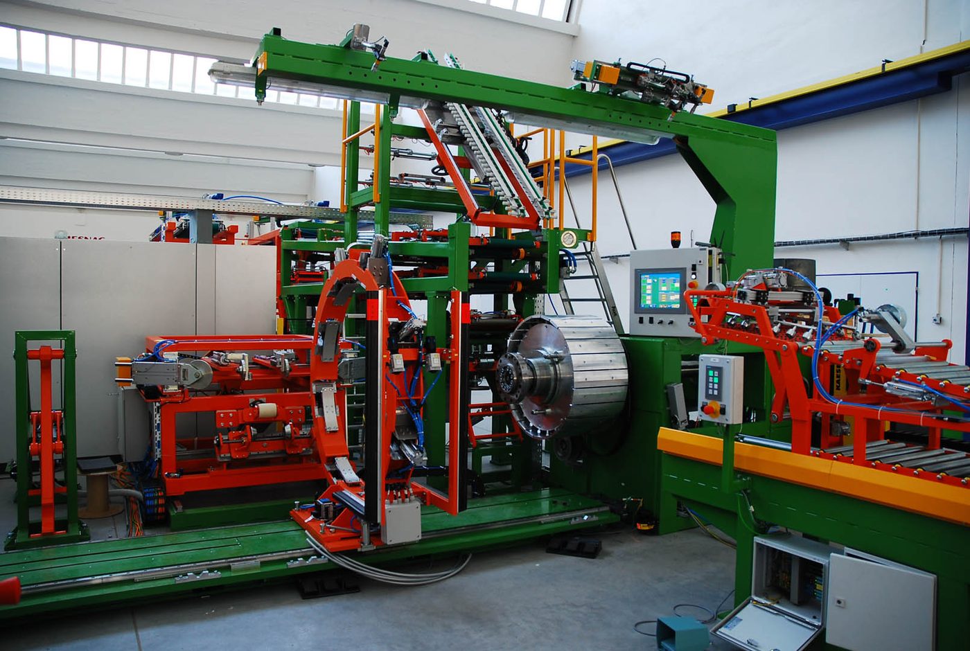 Montierter Extrusionsrotor, zerspant